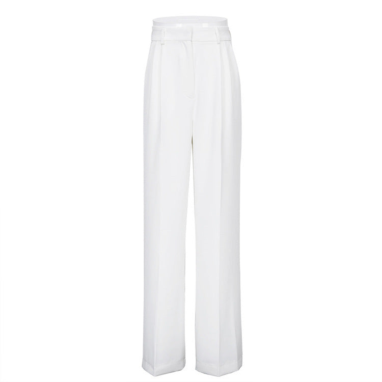 Pantalon Tapered Luxe Taille Haute