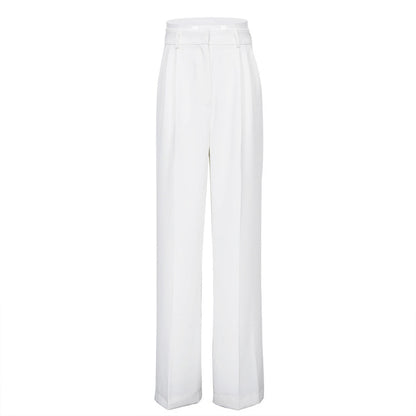 Pantalon Tapered Luxe Taille Haute