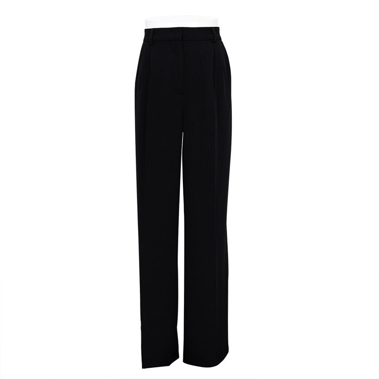 Pantalon Tapered Luxe Taille Haute