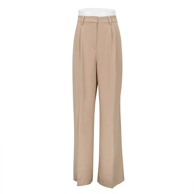 Pantalon Tapered Luxe Taille Haute